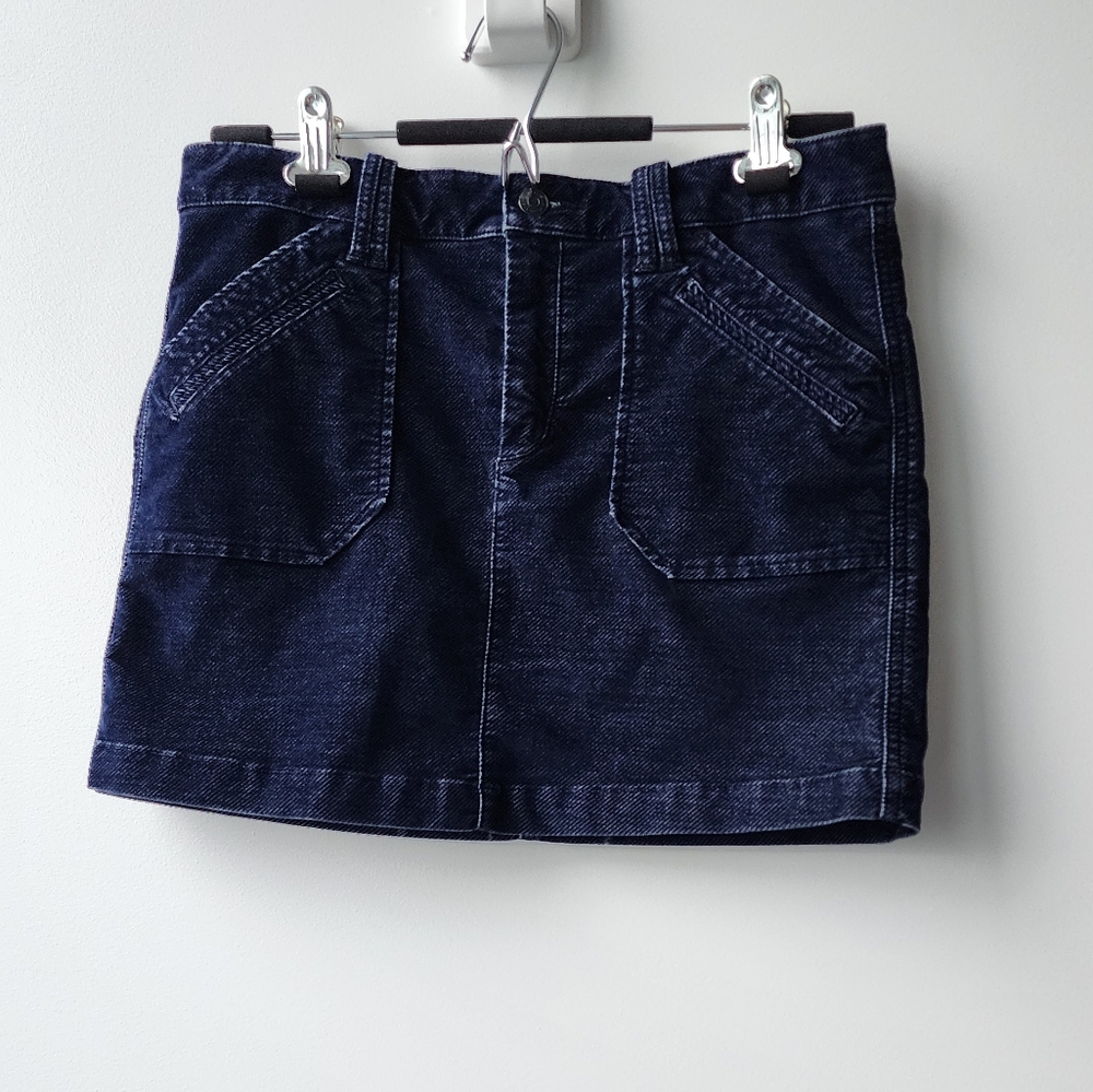 Marc By Marc Jacobs Corduroy Textured Cotton Blend Mini Skirt
